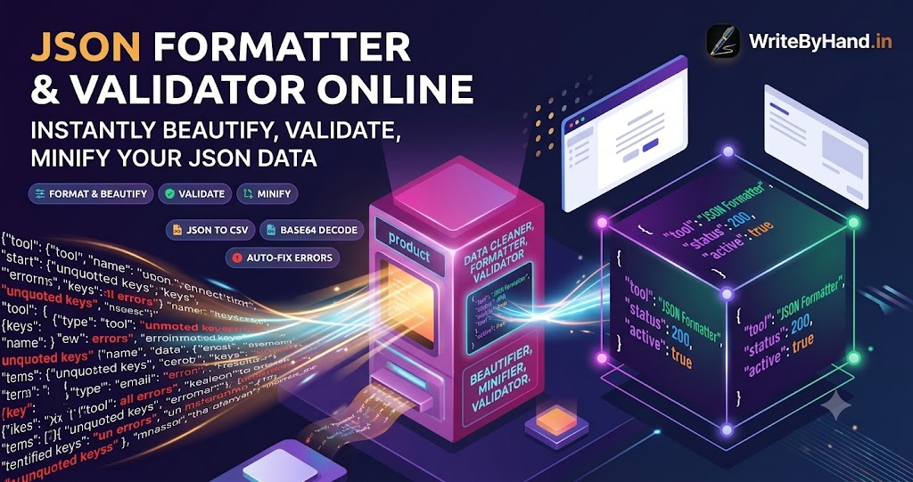 JSON Formatter & Validator Online | Minifier & Beautifier Free